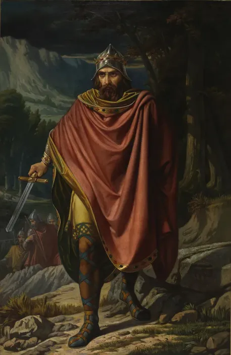 Framed Print : Witteric, Visigothic King, Mid of the 19th century. Artist: Soriano Murillo, Benito (1827-1891) Framed Print : Witteric, Visigothic King, Mid of the 19th century. Artist: Soriano Murillo, Benito (1827-1891)