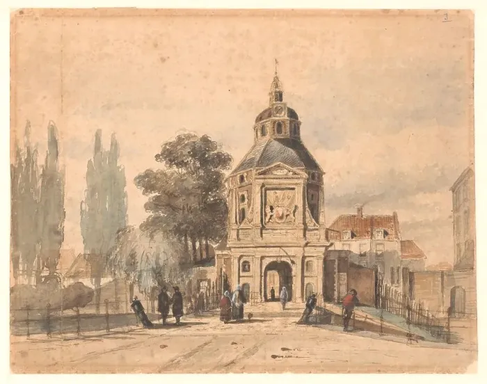 Framed Print : Wittevrouwenpoort in Utrecht, c.1827-1891. Creator: Johannes Bosboom Framed Print : Wittevrouwenpoort in Utrecht, c.1827-1891. Creator: Johannes Bosboom