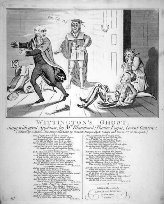 Framed Print : Wittingtons Ghost, 1807