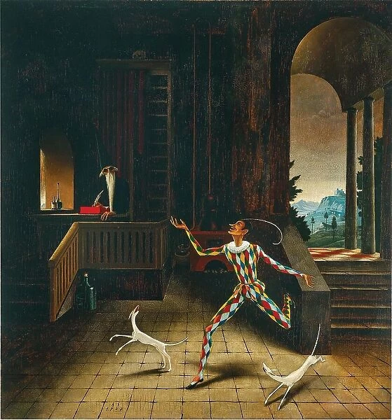 The Wizard and the Harlequin, 1927. Creator: Sedlacek, Franz (1891-1945)