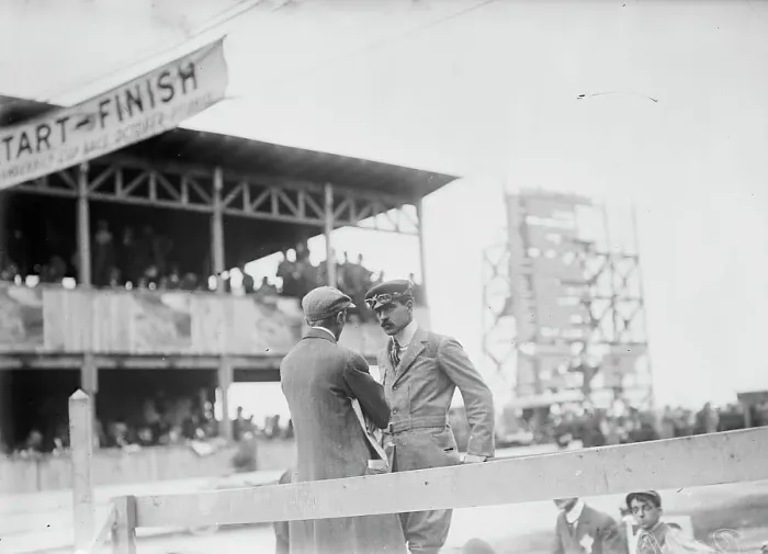 Framed Print : W.K. Vanderbilt at racetrack, 1910. Creator: Bain News Service Framed Print : W.K. Vanderbilt at racetrack, 1910. Creator: Bain News Service