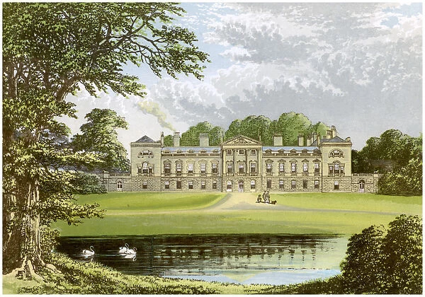 Woburn Abbey, Bedfordshire, home of the Duke of Bedford, c1880