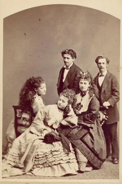 Framed Print : Wohes Family, New York, 1870s. Creator: Jeremiah Gurney Framed Print : Wohes Family, New York, 1870s. Creator: Jeremiah Gurney