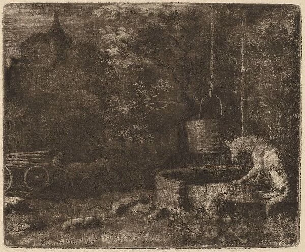 The Wolf and the Well, probably c. 1645  /  1656. Creator: Allart van Everdingen