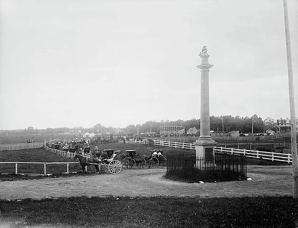 Wolfe's Monument, Plains of Abraham, Quebec, (1901?). Creator: Unknown
