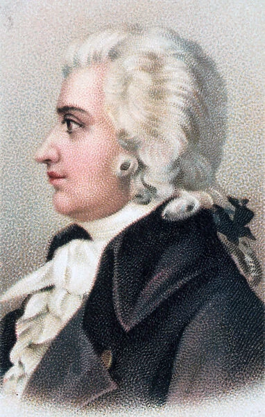Wolfgang Amadeus Mozart, 18th century Austrian composer, 1912