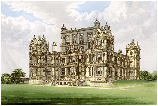 Wollaton Hall, Nottingham, Nottinghamshire, home of Lord Middleton, c1880