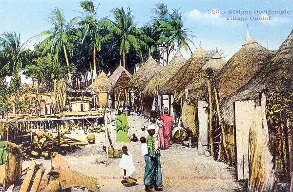 Wolof, or Ouolof village, Senegal, 20th century