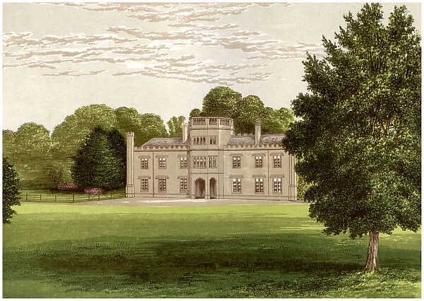 Wolseley Hall, Staffordshire, home of Baronet Wolseley, c1880
