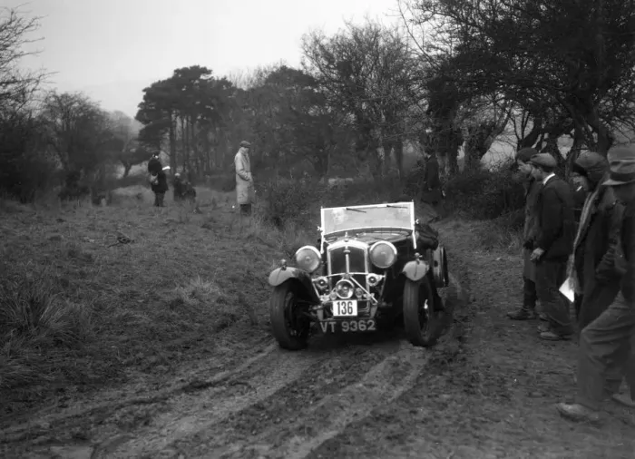 Framed Print : Wolseley Hornet of AK Hunt at the Sunbac Colmore Trial, near Winchcombe, Gloucestershire, 1934 Framed Print : Wolseley Hornet of AK Hunt at the Sunbac Colmore Trial, near Winchcombe, Gloucestershire, 1934