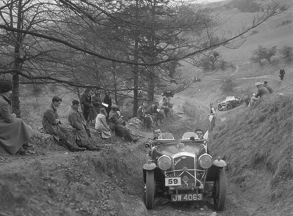 Wolseley Hornet of GK Crawford competing in the MG Car Club Abingdon Trial  /  Rally, 1939