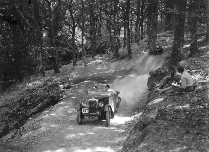 Framed Print : Wolseley Hornet McEvoy Special, B&HMC Brighton-Beer Trial, Fingle Bridge Hill, Devon, 1934 Framed Print : Wolseley Hornet McEvoy Special, B&HMC Brighton-Beer Trial, Fingle Bridge Hill, Devon, 1934