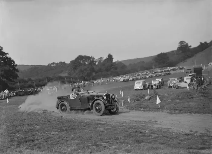 Framed Print : Wolseley Hornet McEvoy Special competing in the MG Car Club Rushmere Hillclimb, Shropshire, 1935 Framed Print : Wolseley Hornet McEvoy Special competing in the MG Car Club Rushmere Hillclimb, Shropshire, 1935