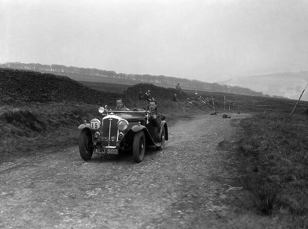 Wolseley Hornet ofs Whitelock competing in the Sunbac Inter-Club Team Trial, 1935