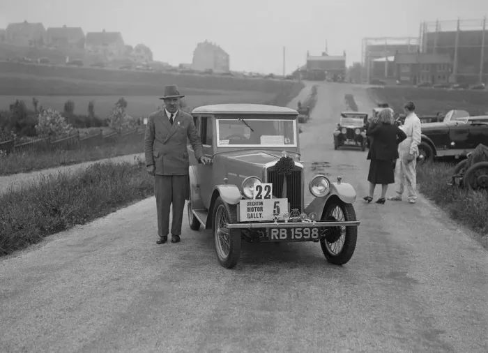 Framed Print : Wolseley Hornet saloon of DEM Douglas-Morris at the B&HMC Brighton Motor Rally, 1930 Framed Print : Wolseley Hornet saloon of DEM Douglas-Morris at the B&HMC Brighton Motor Rally, 1930