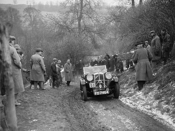 Wolseley Jensen Hornet Special of TK Crawford at the Sunbac Colmore Trial, Gloucestershire, 1933