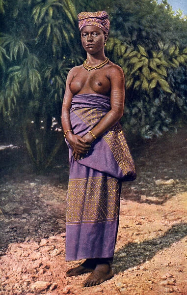 A woman from Accra, Ghana, 1922. Artist: PA McCann