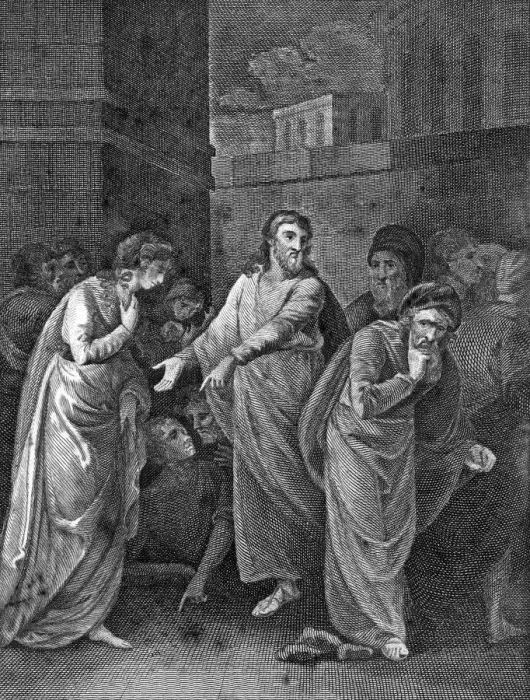 Framed Print : A woman accused of adultery, 1813 Framed Print : A woman accused of adultery, 1813