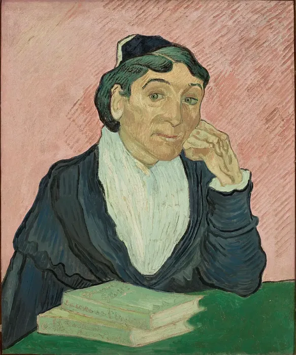 Framed Print : The Woman from Arles (L'Arlésienne), 1890. Creator: Gogh, Vincent, van (1853-1890) Framed Print : The Woman from Arles (L'Arlésienne), 1890. Creator: Gogh, Vincent, van (1853-1890)