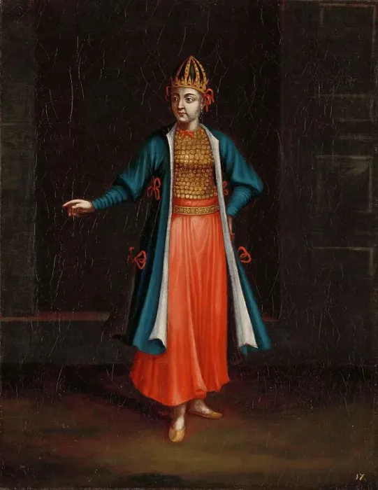 Framed Print : Woman from the Bulgarian Coast, 1700-1737. Creator: Workshop of Jean Baptiste Vanmour Framed Print : Woman from the Bulgarian Coast, 1700-1737. Creator: Workshop of Jean Baptiste Vanmour
