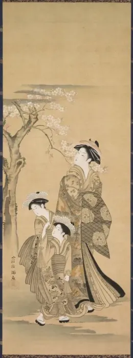 Framed Print : Woman and Two Children, 1900s. Creator: Unknown Framed Print : Woman and Two Children, 1900s. Creator: Unknown