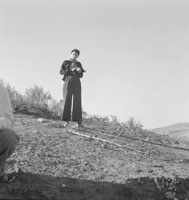Framed Print : Woman at Cow Hollow, Oregon, 1939. Creator: Dorothea Lange Framed Print : Woman at Cow Hollow, Oregon, 1939. Creator: Dorothea Lange