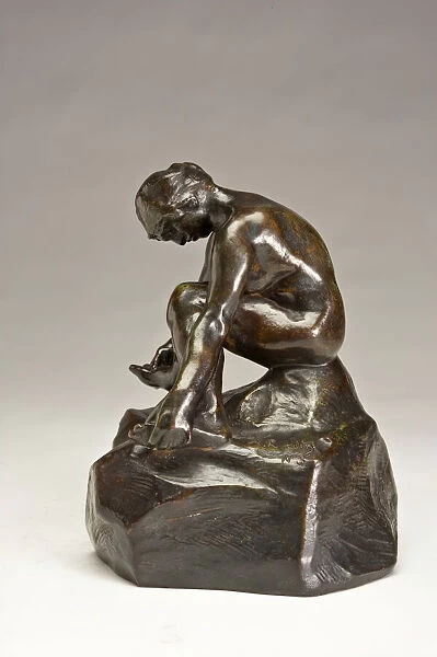 Woman with Crab, c. 1886. Creator: Auguste Rodin
