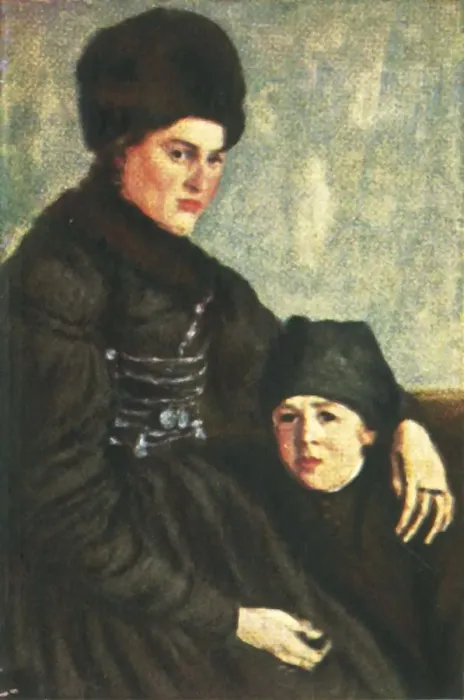 Framed Print : Woman from Dachau with child, c1928. Creator: Unknown Framed Print : Woman from Dachau with child, c1928. Creator: Unknown