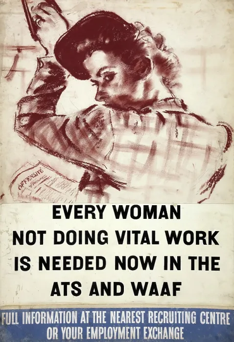 Framed Print : Every woman not doing vital work is needed now in the ATS... WWII poster, between 1939 and 1946 Framed Print : Every woman not doing vital work is needed now in the ATS... WWII poster, between 1939 and 1946