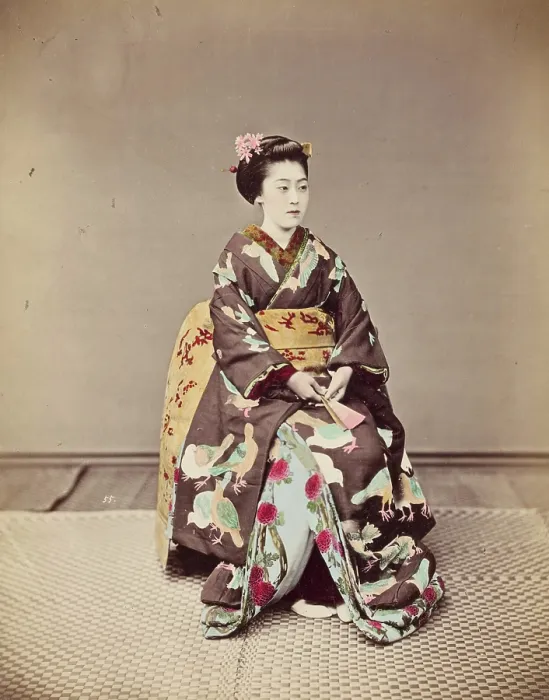 Framed Print : Woman in Festival Costume, c1885. Creator: Unknown Framed Print : Woman in Festival Costume, c1885. Creator: Unknown