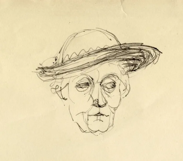 Framed Print : Woman in hat, 1953. Creator: Shirley Markham Framed Print : Woman in hat, 1953. Creator: Shirley Markham