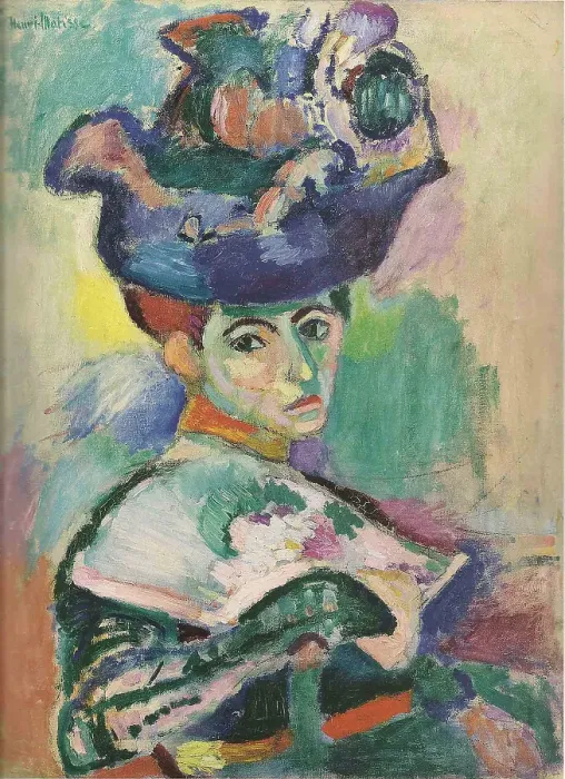 Framed Print : Woman with a Hat (La femme au chapeau), 1905. Creator: Henri Matisse Framed Print : Woman with a Hat (La femme au chapeau), 1905. Creator: Henri Matisse