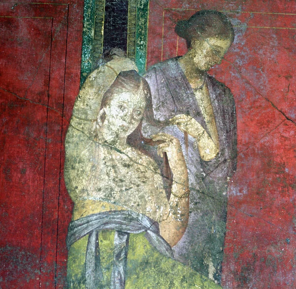 Woman Having her Hair Dressed by a Maid-Servant, 1st Century BC