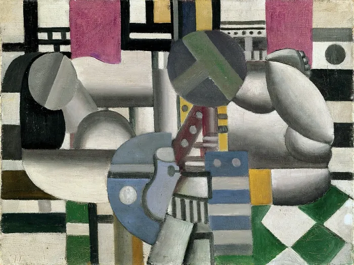 Framed Print : Woman with Still Life (Femme et nature morte), 1921. Creator: Fernand Leger Framed Print : Woman with Still Life (Femme et nature morte), 1921. Creator: Fernand Leger