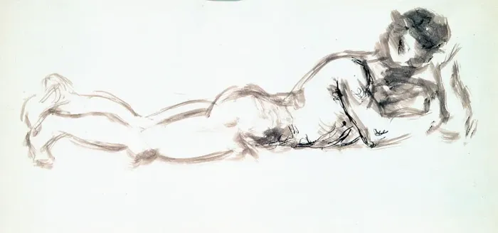 Framed Print : Woman Lying On Her Belly, c1920. Creator: Francis Picabia Framed Print : Woman Lying On Her Belly, c1920. Creator: Francis Picabia