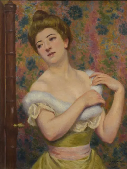 Framed Print : Woman Before a Mirror Framed Print : Woman Before a Mirror