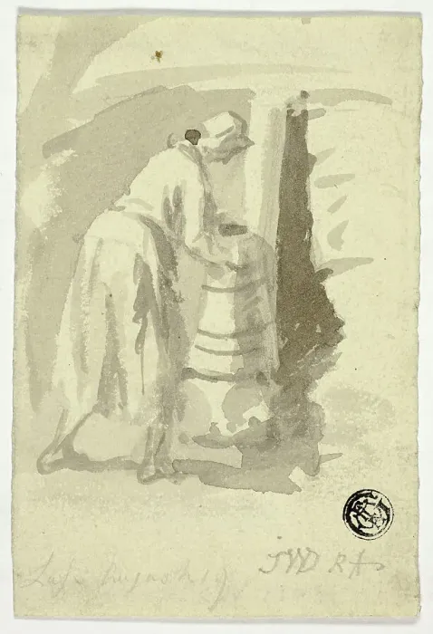 Framed Print : Woman Near Stove, 1819. Creator: James Ward Framed Print : Woman Near Stove, 1819. Creator: James Ward