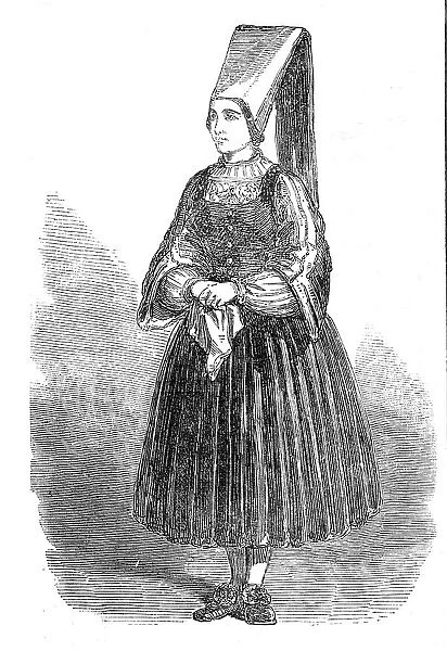 Woman of Ostenfeldt, 1854. Creator: Unknown
