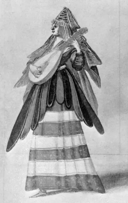 Framed Print : A woman playing a stringed instrument, early 17th century (1926). Artist: Daniel Rebel Framed Print : A woman playing a stringed instrument, early 17th century (1926). Artist: Daniel Rebel