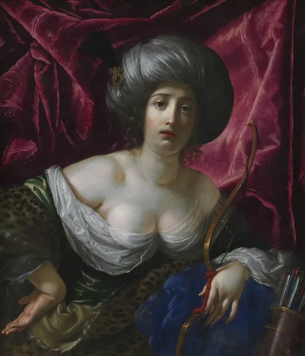 Framed Print : Woman Portrayed as the Goddess Diana, 1639. Creator: Cesare Dandini Framed Print : Woman Portrayed as the Goddess Diana, 1639. Creator: Cesare Dandini