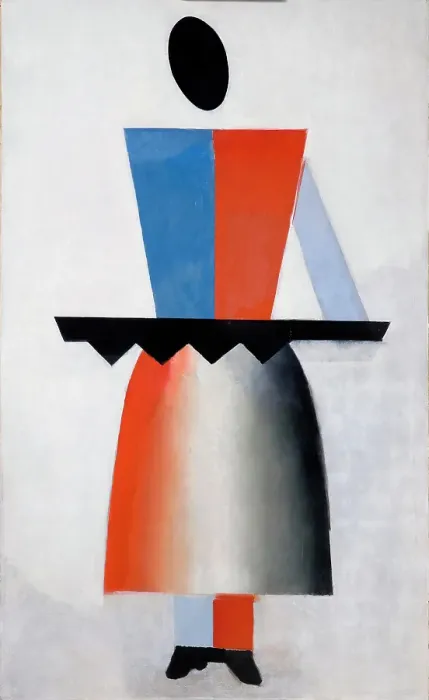 Framed Print : Woman with a saw, 1927-1928. Creator: Nikolay Suetin Framed Print : Woman with a saw, 1927-1928. Creator: Nikolay Suetin