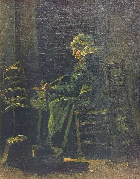 Woman at the Spinning Wheel, 1885. Artist: Gogh, Vincent, van (1853-1890)