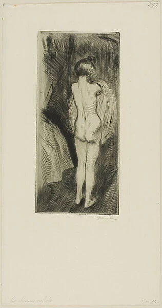Woman Standing, 1902. Creator: Theophile Alexandre Steinlen
