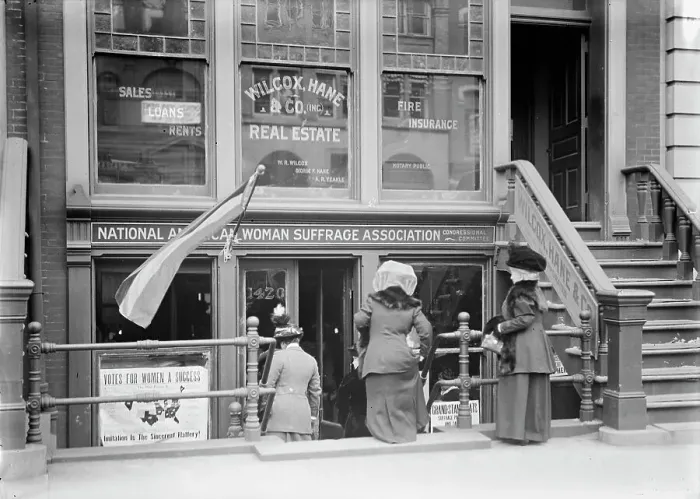 Framed Print : Woman Suffrage - Headquarters, National American Woman Suffrage Association, 1913. Creator: Harris & Ewing. Woman Suffrage - Headquarters, National American Woman Suffrage Association, 1913. Creator: Harris & Ewing Framed Print : Woman Suffrage - Headquarters, National American Woman Suffrage Association, 1913. Creator: Harris & Ewing. Woman Suffrage - Headquarters, National American Woman Suffrage Association, 1913. Creator: Harris & Ewing
