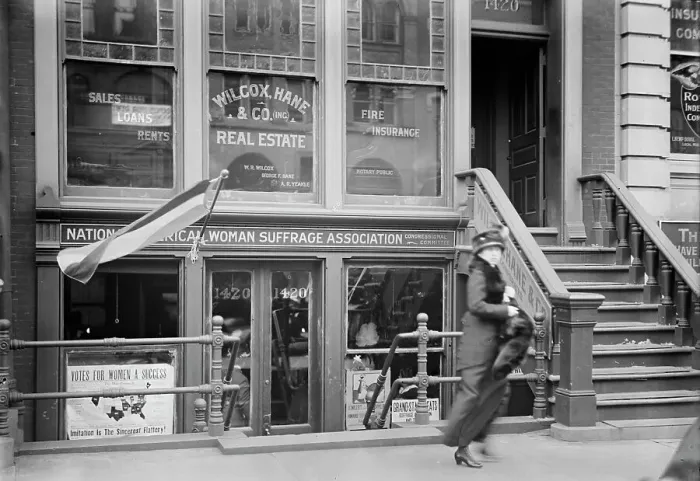 Framed Print : Woman Suffrage - Headquarters, National American Woman Suffrage Association, 1913. Creator: Harris & Ewing. Woman Suffrage - Headquarters, National American Woman Suffrage Association, 1913. Creator: Harris & Ewing Framed Print : Woman Suffrage - Headquarters, National American Woman Suffrage Association, 1913. Creator: Harris & Ewing. Woman Suffrage - Headquarters, National American Woman Suffrage Association, 1913. Creator: Harris & Ewing