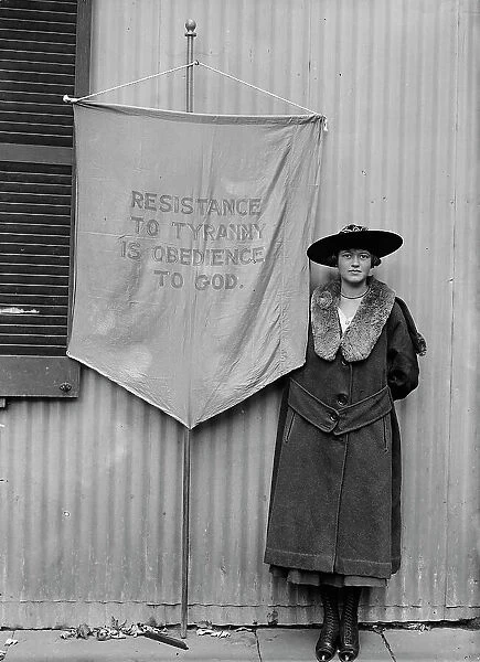 Woman Suffrage (Misc. Individual Suffragettes), 1917. Creator: Harris & Ewing. Woman Suffrage (Misc. Individual Suffragettes), 1917. Creator: Harris & Ewing