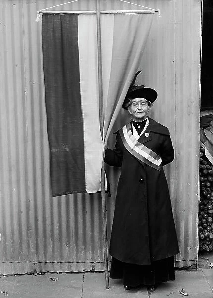 Woman Suffrage - Oldest Suffragette, 1917. Creator: Harris & Ewing. Woman Suffrage - Oldest Suffragette, 1917. Creator: Harris & Ewing