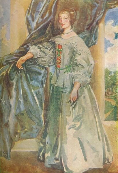 A Woman of the Time of Charles I, 1907. Artist: Dion Clayton Calthrop