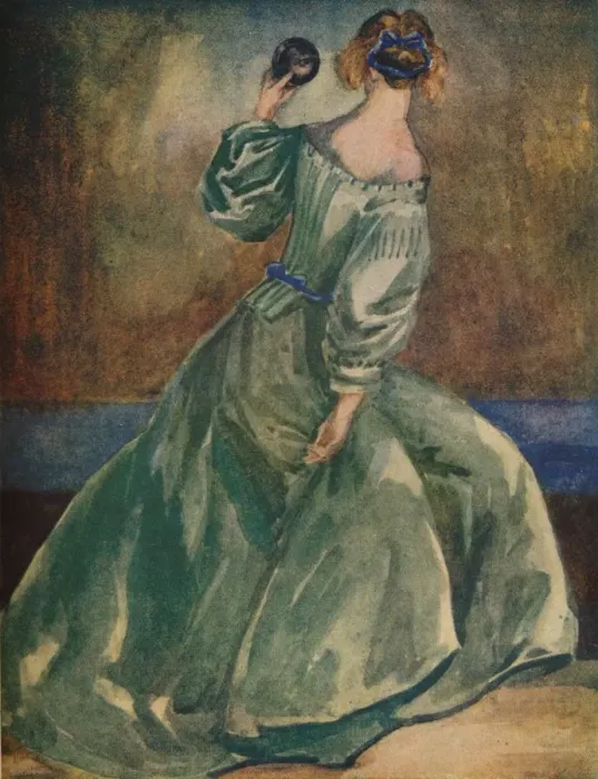 Framed Print : A Woman of the Time of Cromwells, 1907. Artist: Dion Clayton Calthrop Framed Print : A Woman of the Time of Cromwells, 1907. Artist: Dion Clayton Calthrop