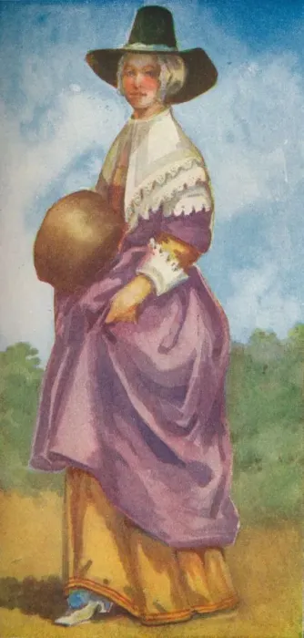Framed Print : A Woman of the Time of Cromwells, 1907. Artist: Dion Clayton Calthrop Framed Print : A Woman of the Time of Cromwells, 1907. Artist: Dion Clayton Calthrop